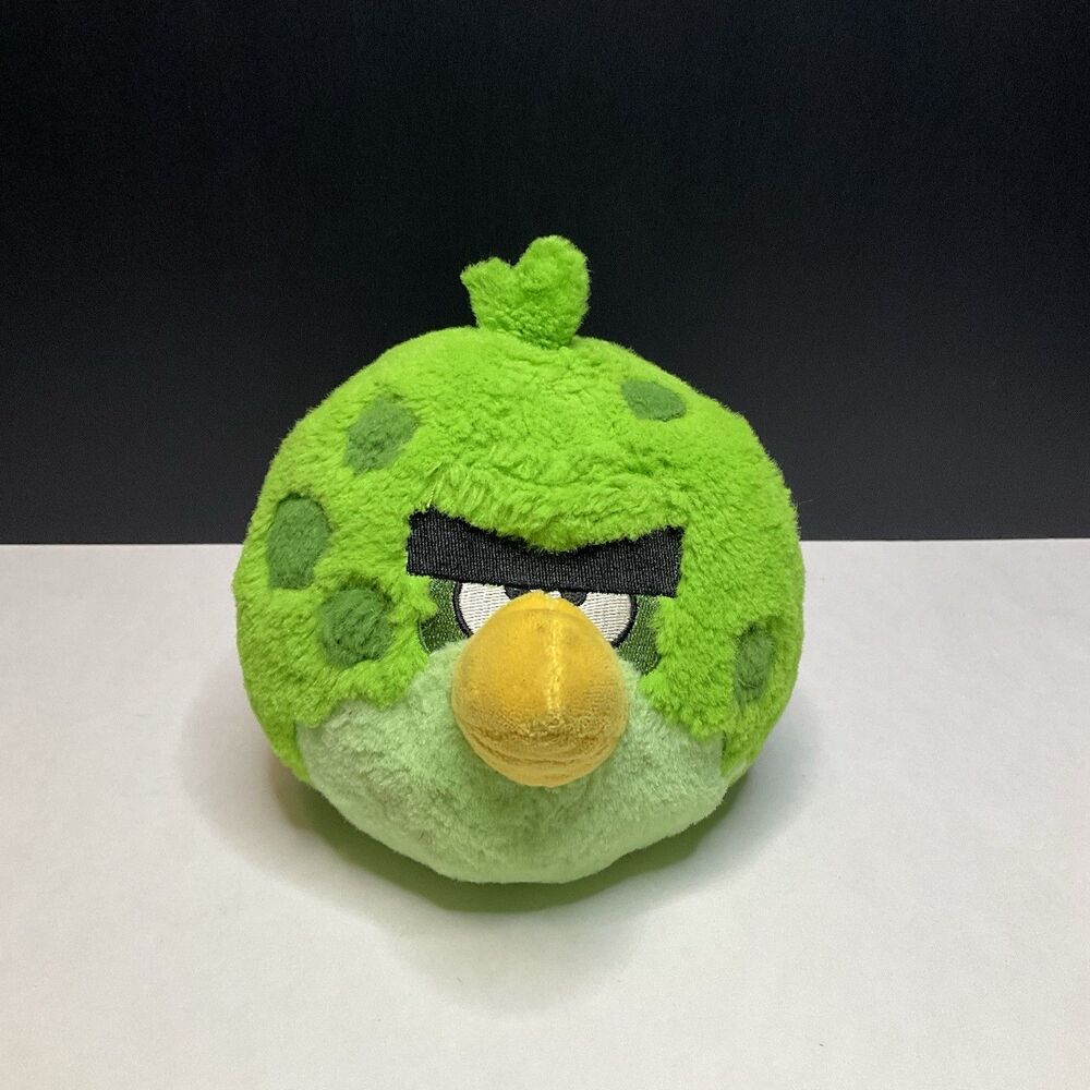 Angry Birds 2012 Space Terence Green Bird Animal Plush 5" (NO SOUND)